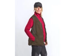 Pinewood® Dog Sports 2.0 Damen Weste Wildlederbraun/olive -Hundebedarf 1010653 Product