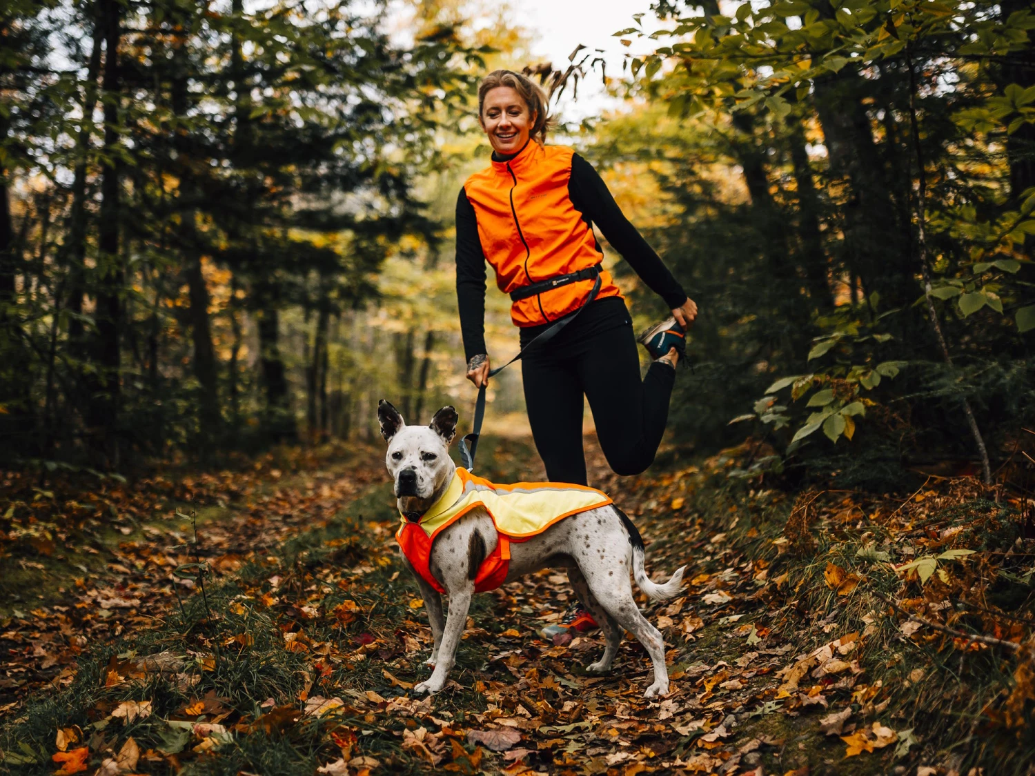 Ruffwear Lumenglow Reflektierende Weste Für Hunde Blaze Orange 6 Ruffwear Lumenglow Reflektierende Weste Für Hunde Blaze Orange – Bild 6