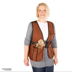 Profi Dummyweste Hunter Canvas Unisex Braun -Hundebedarf 146127 Product