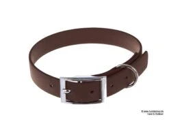 Relaxoo Biothane Hundehalsband Dunkelbraun 16mm Breit