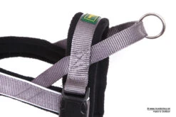 Hunter Norwegergeschirr Racing Gepolstert Grau/schwarz 5 Hunter Norwegergeschirr Racing Gepolstert Grau/schwarz -Hundebedarf 163936 Product