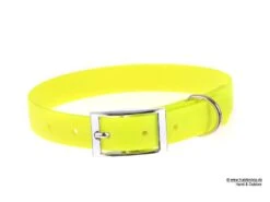Relaxoo Biothane Hundehalsband Neongelb 19mm Breit
