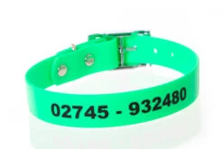 Relaxoo Biothane Hundehalsband Neongrün 19mm Breit -Hundebedarf 189220 Product