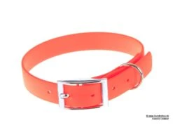 Relaxoo Biothane Hundehalsband Neonorange 16mm Breit