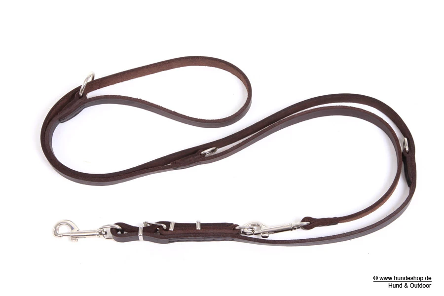 Relaxoo Fettleder Hundeleine 4-fach Verstellbar Just Hundesport Edition – Bild 2