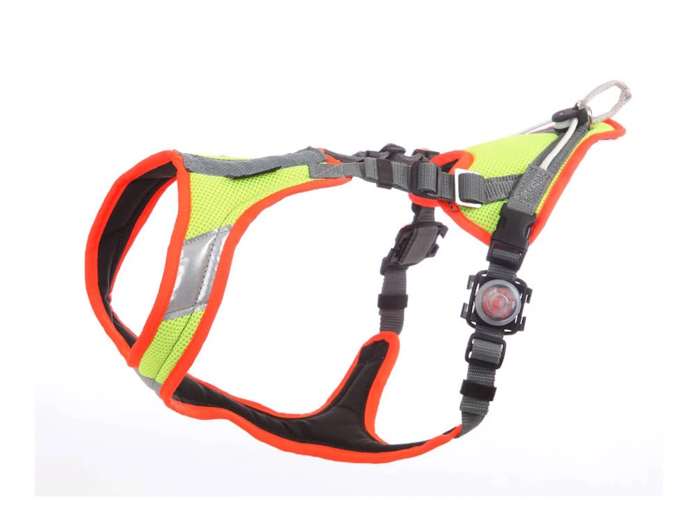 Grossenbacher Mantrailing V Hundegeschirr M. Laufrolle Neon LED 1 Grossenbacher Mantrailing V Hundegeschirr M. Laufrolle Neon LED