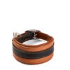 Windhundhalsband Wüstenzauber Cognac/schwarz