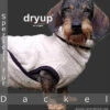 Dryup Cape Hundebademantel Dackel Spezial Sand