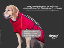 Dryup Cape Hundebademantel Red Pepper -Hundebedarf 506858 Product