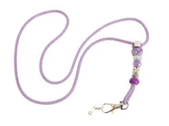 Mein Fliederfarbenes Pfeifenband Mit Schmucksteinen