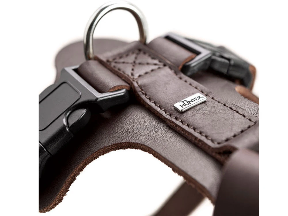 Hunter Hundegeschirr Aalborg Rindleder Cognac 2 Hunter Hundegeschirr Aalborg Rindleder Cognac – Bild 2