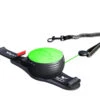 Lishinu 3 Handy Roll Hundeleine Mit Full-STOP Knopf Neongrün