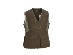 Pinewood® Dog Sports 2.0 Damen Weste Wildlederbraun/olive
