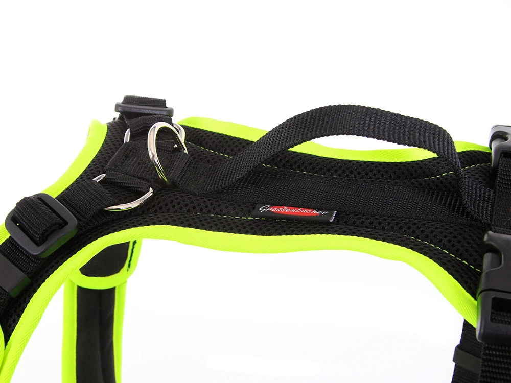 Grossenbacher Hundegeschirr Vary Neongelb 2 Grossenbacher Hundegeschirr Vary Neongelb – Bild 2