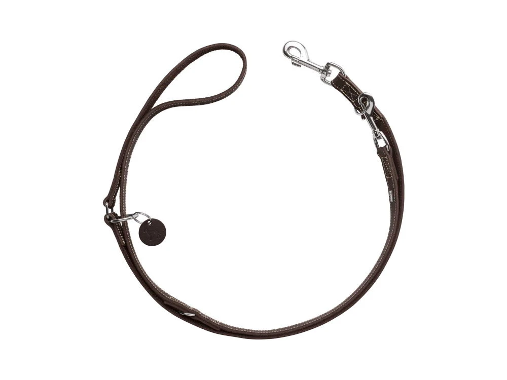 Hunter Aalborg Verstellbare FĂŒhrleine Dunkelbraun â Bild 2