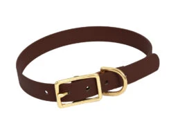 Relaxoo Biothane Hundehalsband Dunkelbraun 25mm Breit -Hundebedarf 842084 Product