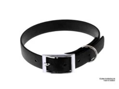 Hundebedarf 5 Relaxoo Biothane Hundehalsband Schwarz 16mm Breit