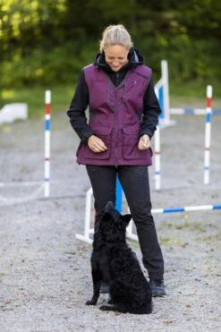 Pinewood® Dog Sports 2.0 Damen Weste Pflaume/anthrazit -Hundebedarf 885536 Product