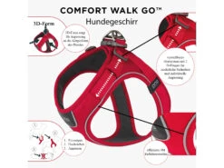 Dog Copenhagen Comfort Walk Go Hundegeschirr Classic Red -Hundebedarf 896966 Product