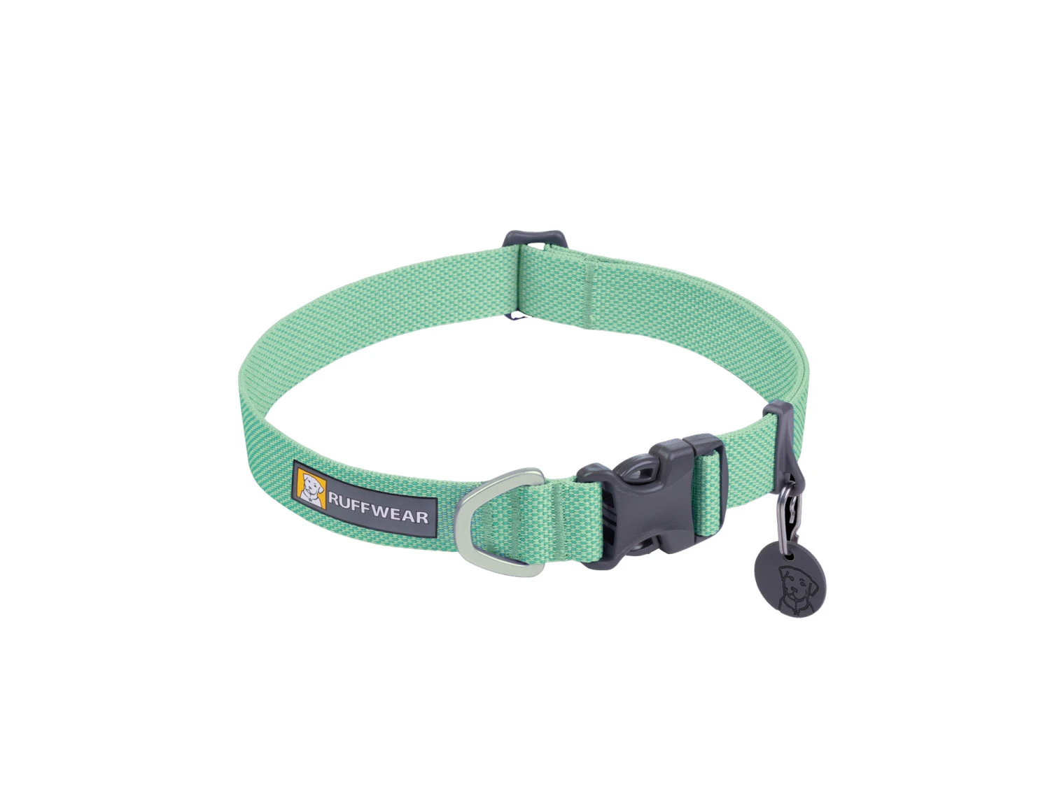Ruffwear Hi & Light™ Leichtes Hundehalsband Sage Green 1 Ruffwear Hi & Light™ Leichtes Hundehalsband Sage Green