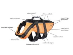 Rukka Pets Schwimmweste Für Hunde Safty Orange -Hundebedarf 930657 Product