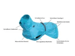 Rukka Pets Regenjacke Für Hunde Hase Aqua 7 Rukka Pets Regenjacke Für Hunde Hase Aqua -Hundebedarf 930959 Product