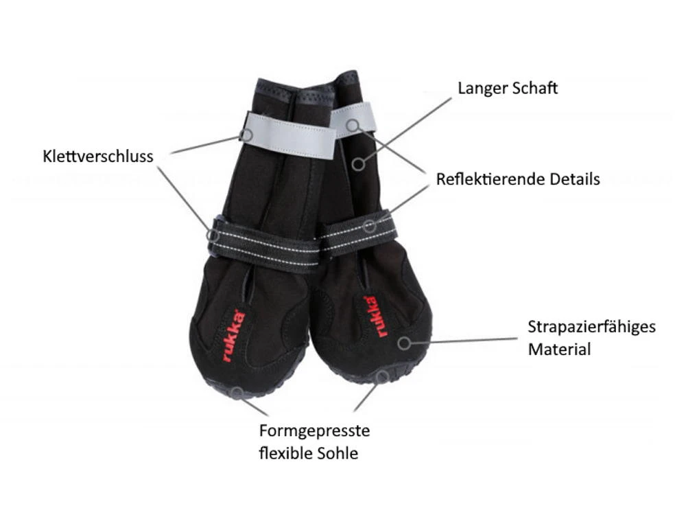 Rukka Pets Proff Boots Hohe Hundeschuhe Black 2 Rukka Pets Proff Boots Hohe Hundeschuhe Black – Bild 2