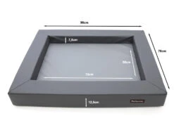 Relaxoo Viscobett Hundebett V2 Duocolor Stone/grau -Hundebedarf 952058 Product