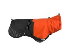 Non-Stop Dogwear Fjord Raincoat Hunderegenmantel Orange/black